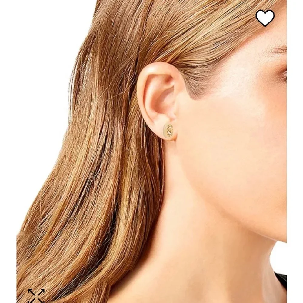 Coach stud earrings